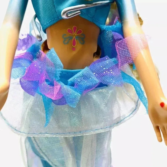 MATTEL BARBIE Olympian Doll 3 Piece Blue Outfit 12" Tall Blonde Hair Blue Eyes - Picture 7 of 11